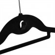 Cascading Velvet Hangers 120 Pack Ultra Thin Non Slip Clothes Closet Space Saving Hanger For Skirts, Dresses, Suits, Shirts & Coat - Slim Black Design